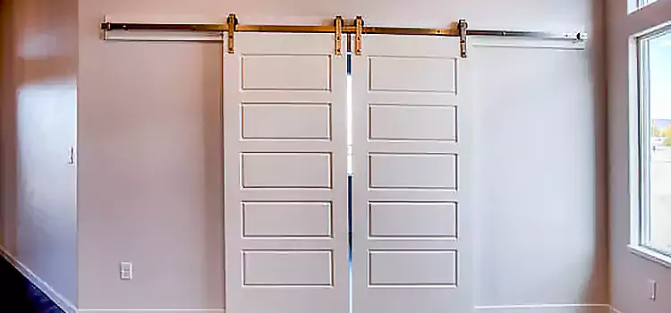 Glass Barn Door with Installation Hardware Kit Sandusky